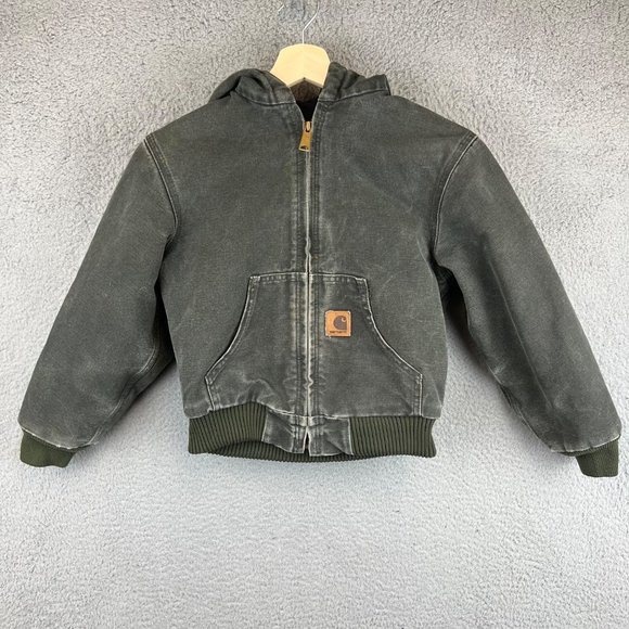 Carhartt Other - Carhartt Boy's Canvas Bomber Jacket Size Medium